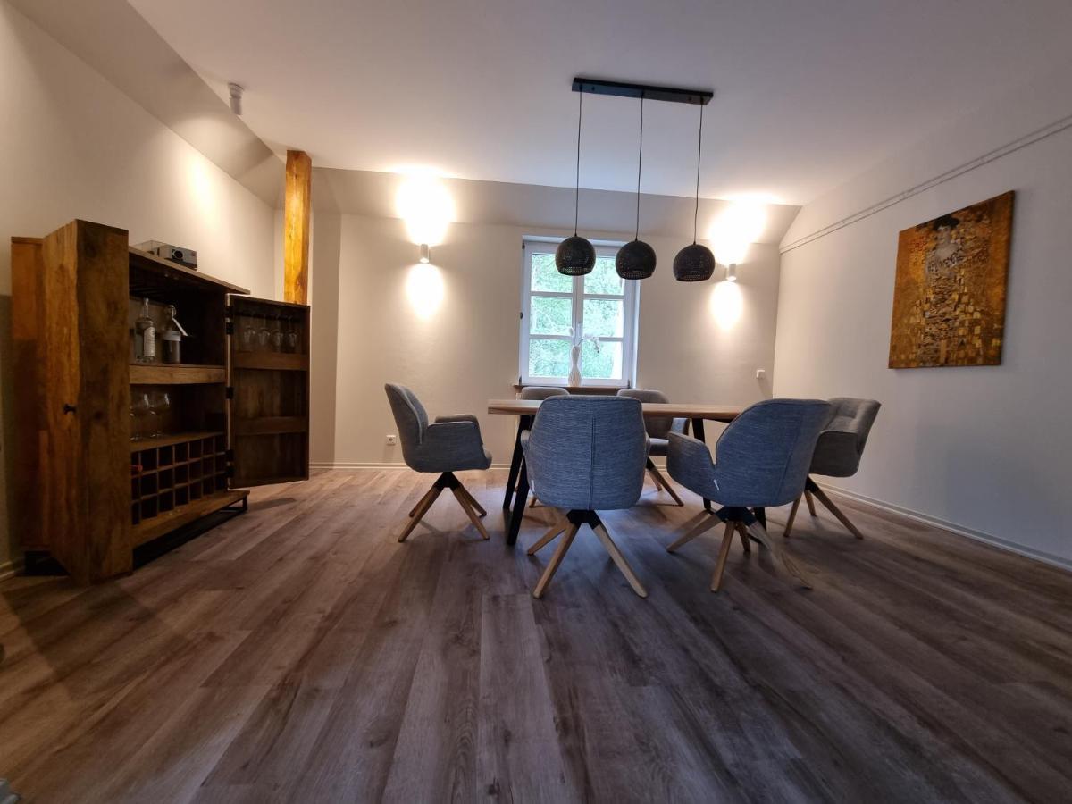 5 Sterne Bahnhoftraum, Appartement "Waldliebe" 133Qm, Grosse Terrasse 70Qm, Qr Code Scannen Fuer Virtuellen Rundgang, Premium Ausstattung Braunfels Eksteriør billede